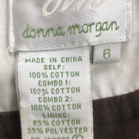 Donna Morgan cotton halter dress Sz. 6 - Picture 3 of 3